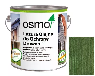 OSMO 729 2,5L Lazura do fasad Choinkowa Zieleń