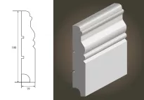 Lagrus Wersal 100 Biała listwa 19x100x2440 mm