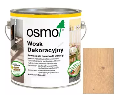 Osmo 3102 0,75L Wosk Dekoracyjny Parzony Buk