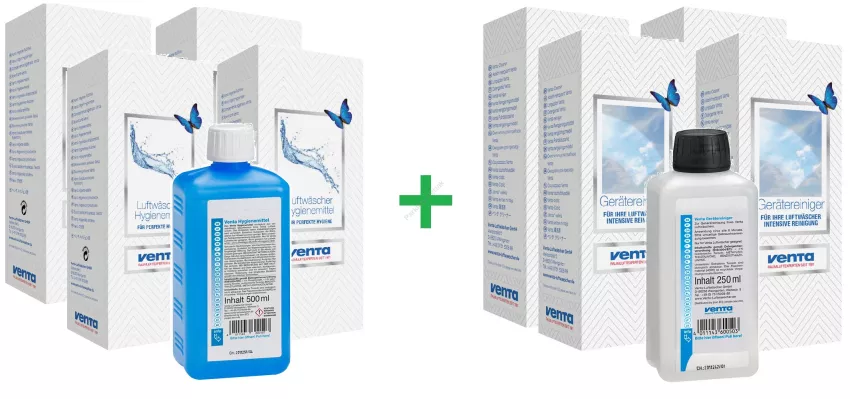 PROMOCJA ZESTAW: 5xVenta Bioabsorber 0,5L środek higieniczny + 5xVenta Reiniger 0,25L Odkamieniacz