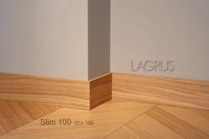 Lagrus Slim 100 Fornir dąb listwa 12x100x2420 mm