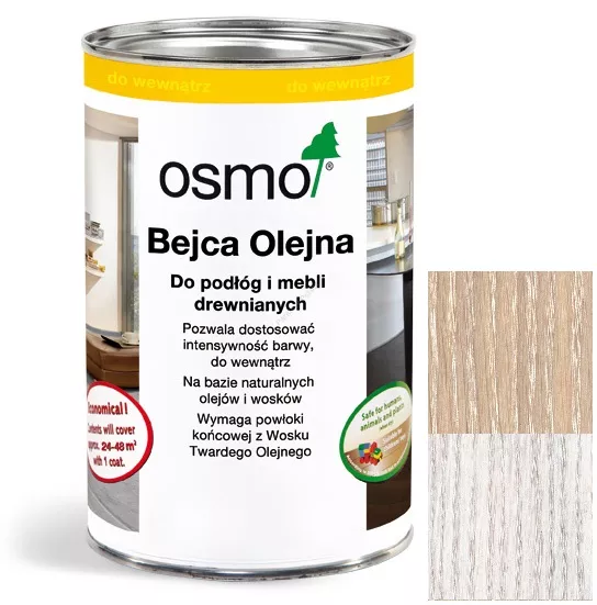 Osmo 3501 2,5L Bejca Olejna Biały