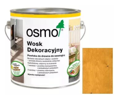 Osmo 3103 2,5L Wosk Dekoracyjny Jasny Dąb