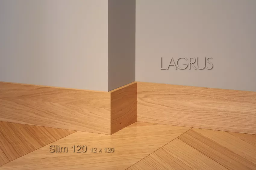 Lagrus Slim 120 Fornir dąb listwa 12x120x2420 mm