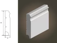 Lagrus Odessa 80 Biała listwa 16x80x2440 mm