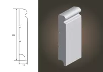 Lagrus Talia 100 Biała listwa 16x100x2440 mm
