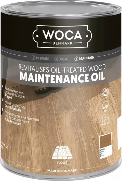 Woca Maintenance Oil White 1L olej odświeżający/regeneracyjny