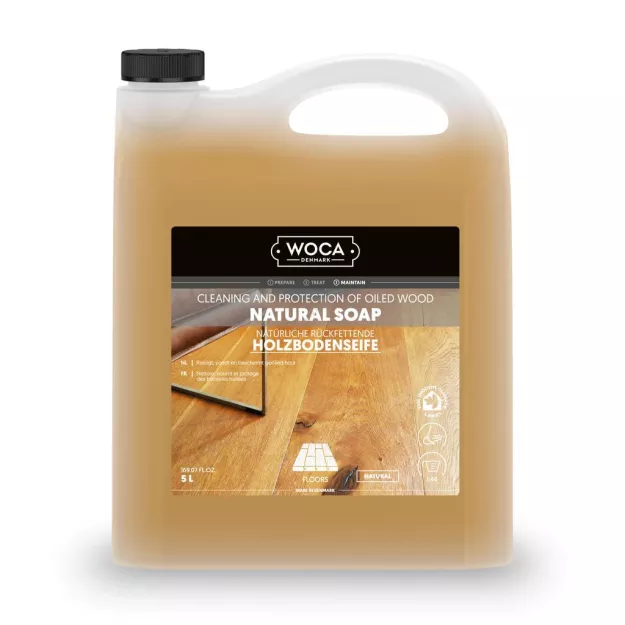 Woca Soap Natural 5L mydło do podłóg olejowanych