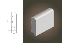 Lagrus Basic R10 Biała listwa 16x60x2440 mm