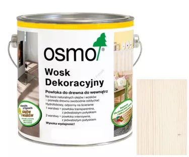 Osmo 3111 0,125L Wosk Dekoracyjny Biały próbka