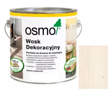 Osmo 3111 0,125L Wosk Dekoracyjny Biały próbka