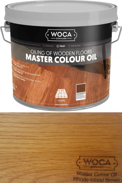 Woca Master Oil Rhode Island Brown 2,5L olej do podłóg