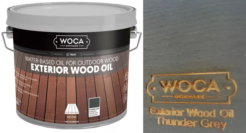 Woca Exterior Oil Thunder Grey 2,5L olej do tarasów