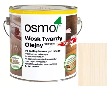 OSMO 3040 0,125L Wosk Twardy Biały próbka
