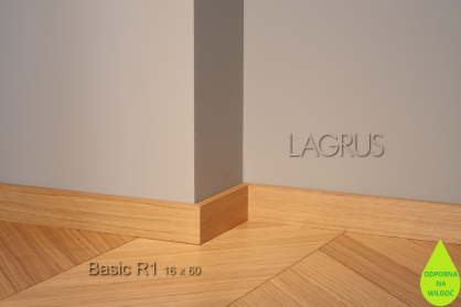 Lagrus Basic R1 Fornir dąb listwa 16x60x2420 mm
