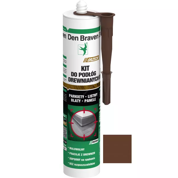 Den Braven Orzech 280ml Kit do podłóg drewnianych