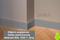 Lagrus Slim 80 Szara listwa 12x80x2440 mm