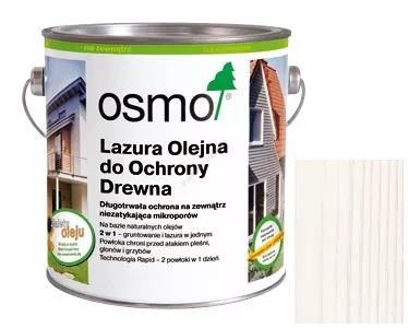 OSMO 900 0,75L Lazura do fasad Biały