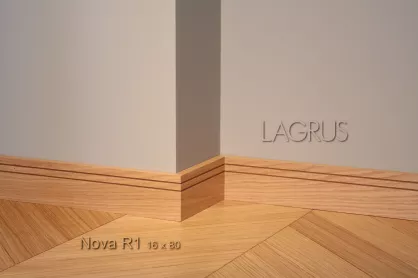 Lagrus Nova R1 Fornir dąb listwa 16x80x2420 mm
