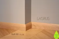 Lagrus Soft 80 Fornir dąb listwa 16x80x2420 mm