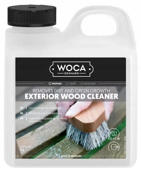 Woca Exterior Wood Cleaner 1L intensywne mycie tarasu