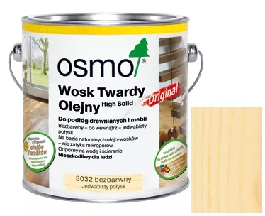 OSMO 3032 0,75L Wosk Twardy Jedwabisty Połysk