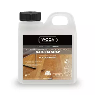 Woca Soap White 1L mydło do podłóg olejowanych bielonych