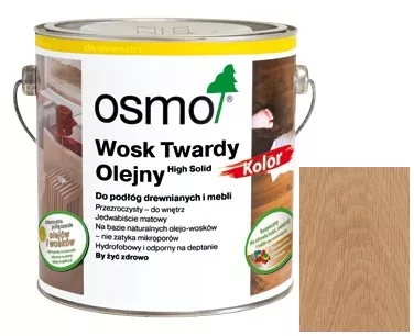 OSMO 3067 2,5L Wosk Twardy Jasny Szary