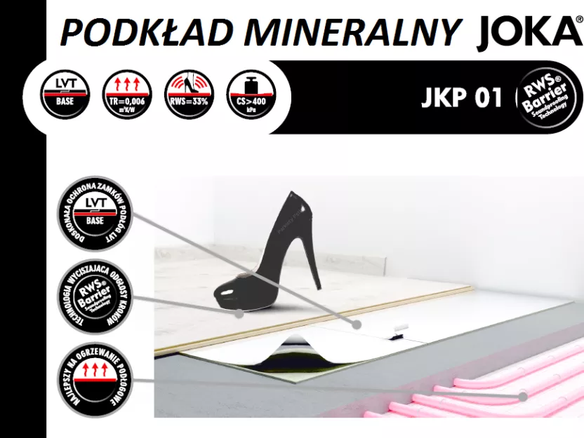 JOKA JKP 01 8m2 Podkład mineralny pod panele