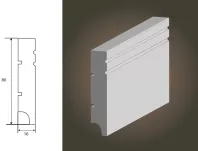 Lagrus Nova R1 Biała listwa 16x80x2440 mm