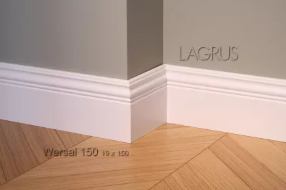 Lagrus Wersal 150 Biała listwa 19x150x2440 mm