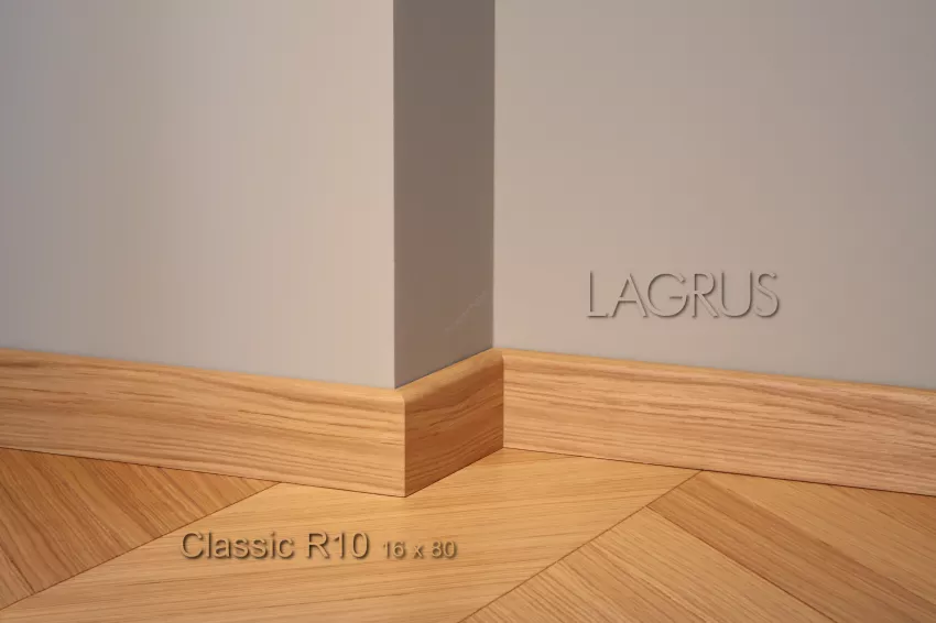 Lagrus Classic R10 Fornir dąb listwa 16x80x2420 mm