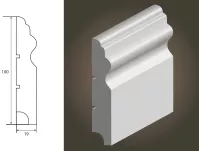 Lagrus Luwr 100 Biała listwa 19x100x2440 mm