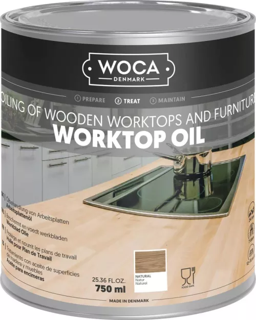 Woca Worktop Oil Natural 0,75L olej do blatów i mebli