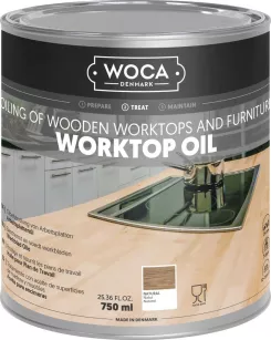 Woca Worktop Oil Natural 0,75L olej do blatów i mebli