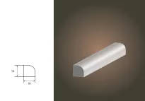 Lagrus Ćwierćwałek Fornir dąb 16x16x2420 mm