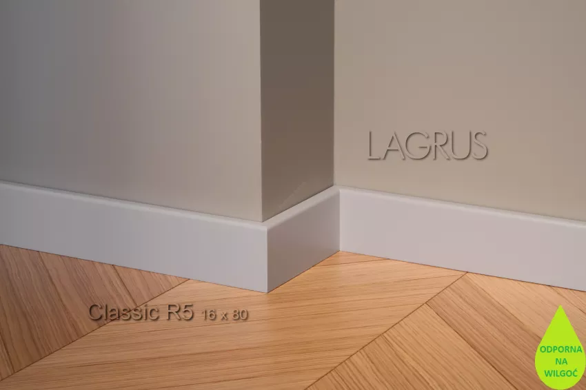 Lagrus Classic R5 Szara listwa 16x80x2440 mm