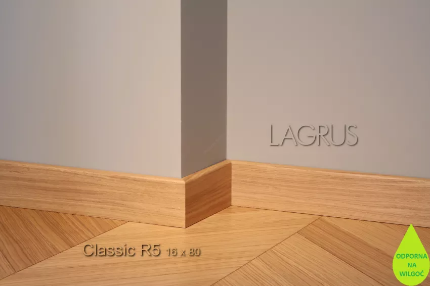 Lagrus Classic R5 Fornir dąb listwa 16x80x2420 mm