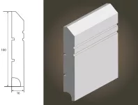 Lagrus Nova 45 Biała listwa 16x100x2440 mm